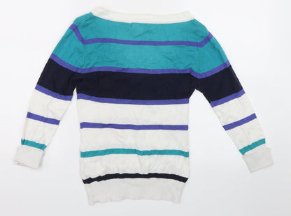 Womens UK Size M MNG BASICS Multicoloured Pullover Jumper