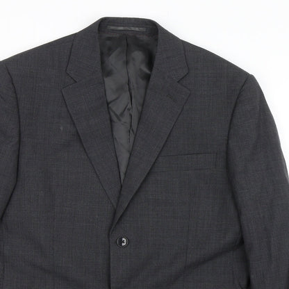 Mens UK Size 38 Howick Regular Black Suit Jacket
