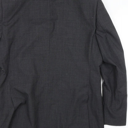 Mens UK Size 38 Howick Regular Black Suit Jacket