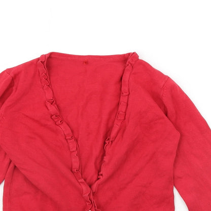 George Girls Red   Cape Jumper Size 8 Years