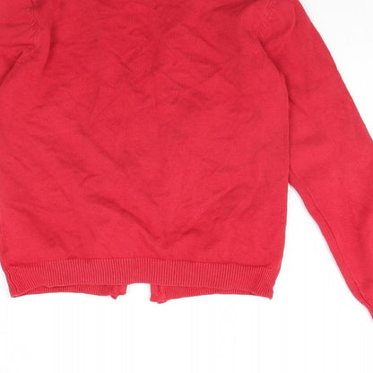 George Girls Red   Cape Jumper Size 8 Years