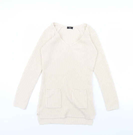 F&F Womens Beige   Pullover Jumper Size 6