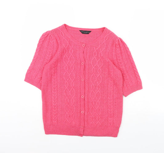 Dorothy Perkins Womens Pink   Cape Jumper Size 12