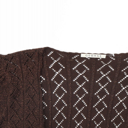 George Womens Brown   Jacket  Size L