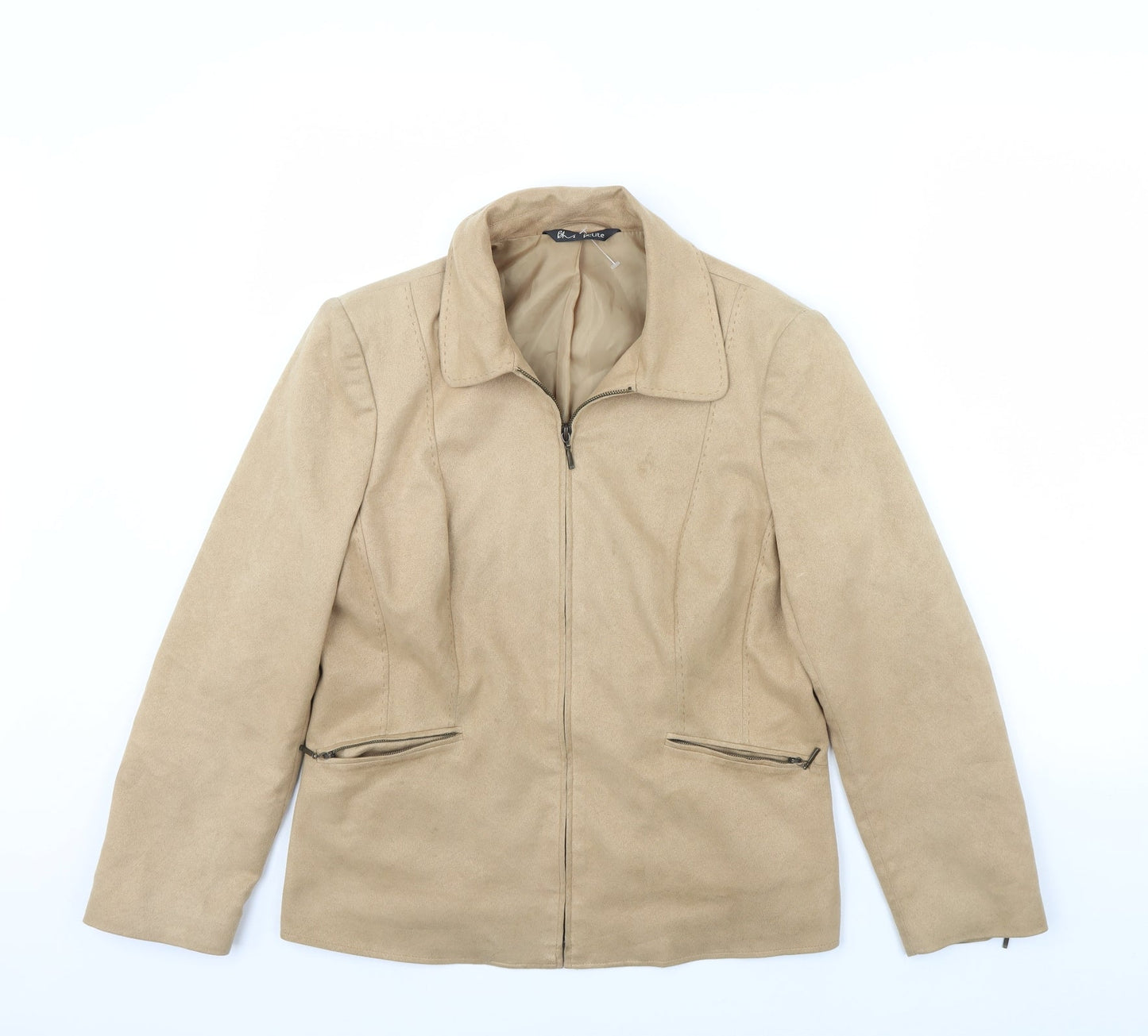 Womens UK Size 14 BHS Beige Jacket