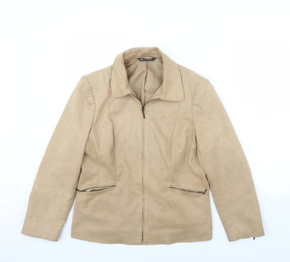 Womens UK Size 14 BHS Beige Jacket