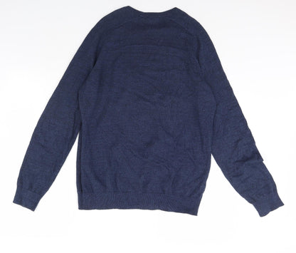 George Mens Blue   Pullover Jumper Size M