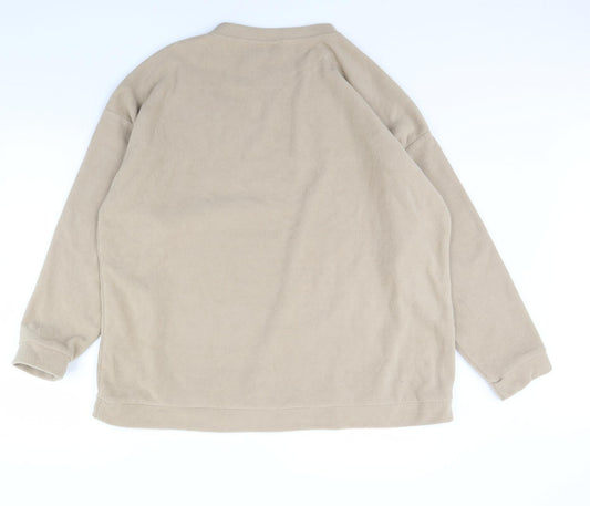 Womens UK Size 22 Pep & Co Beige Pullover Jumper