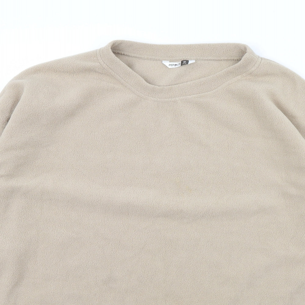 Womens UK Size 22 Pep & Co Beige Pullover Jumper