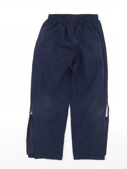 Preworn Mens Blue   Jogger Trousers Size 28 in L27 in - zip detail on side