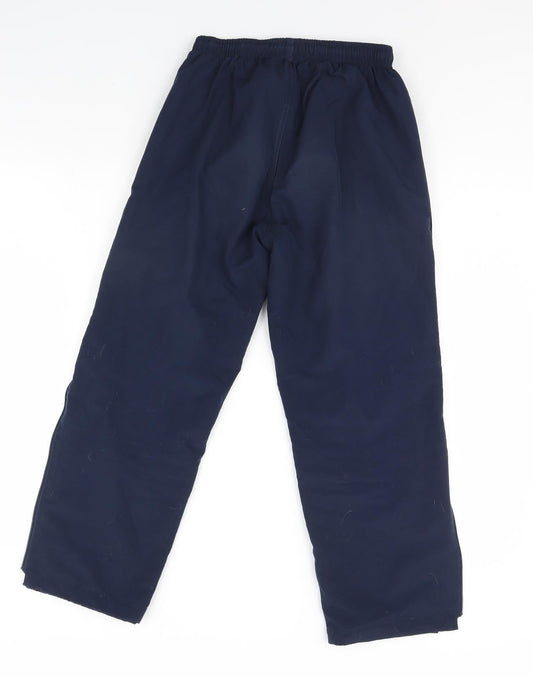 Preworn Mens Blue   Jogger Trousers Size 28 in L27 in - zip detail on side