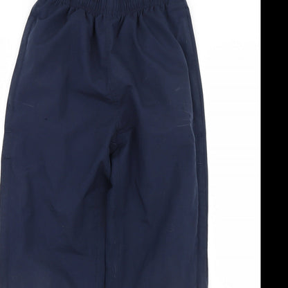 Preworn Mens Blue   Jogger Trousers Size 28 in L27 in - zip detail on side