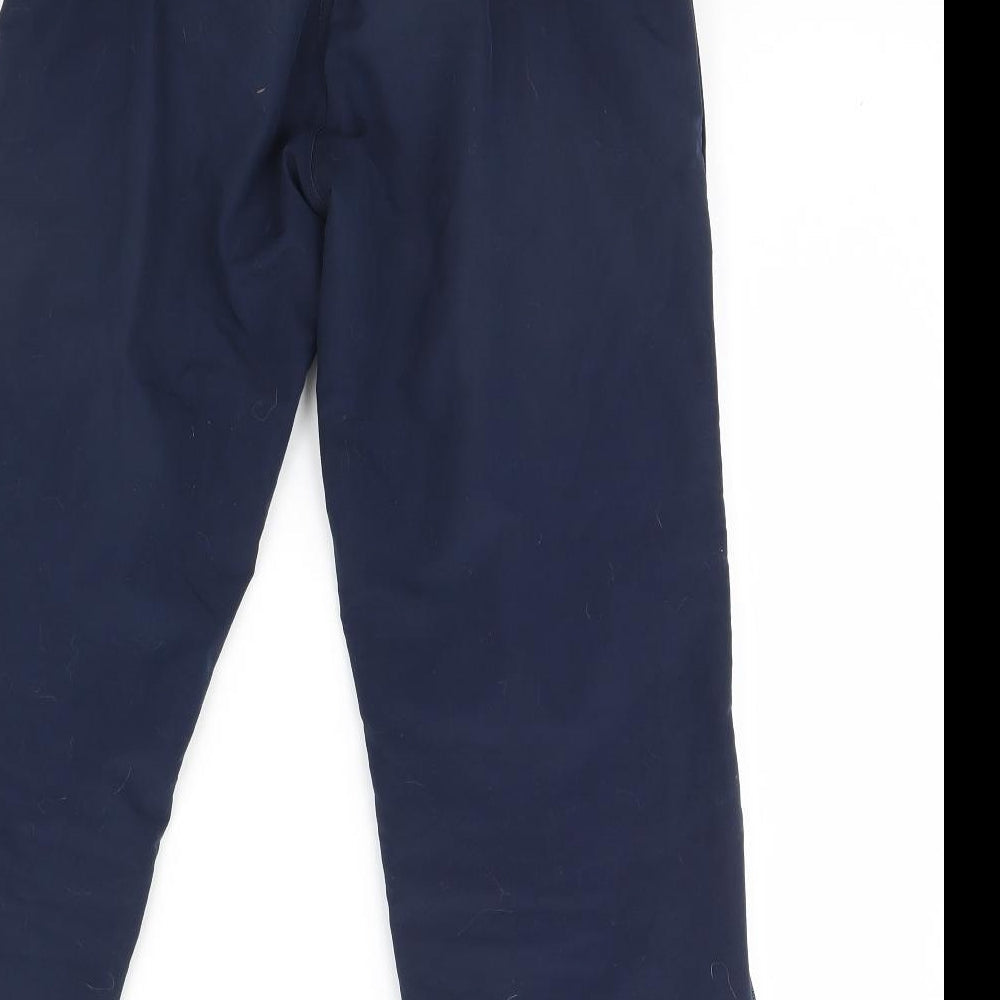 Preworn Mens Blue   Jogger Trousers Size 28 in L27 in - zip detail on side
