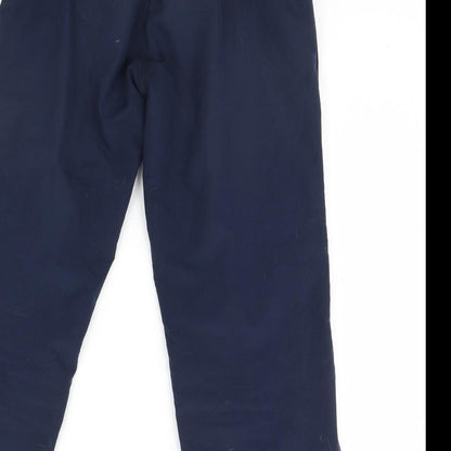 Preworn Mens Blue   Jogger Trousers Size 28 in L27 in - zip detail on side