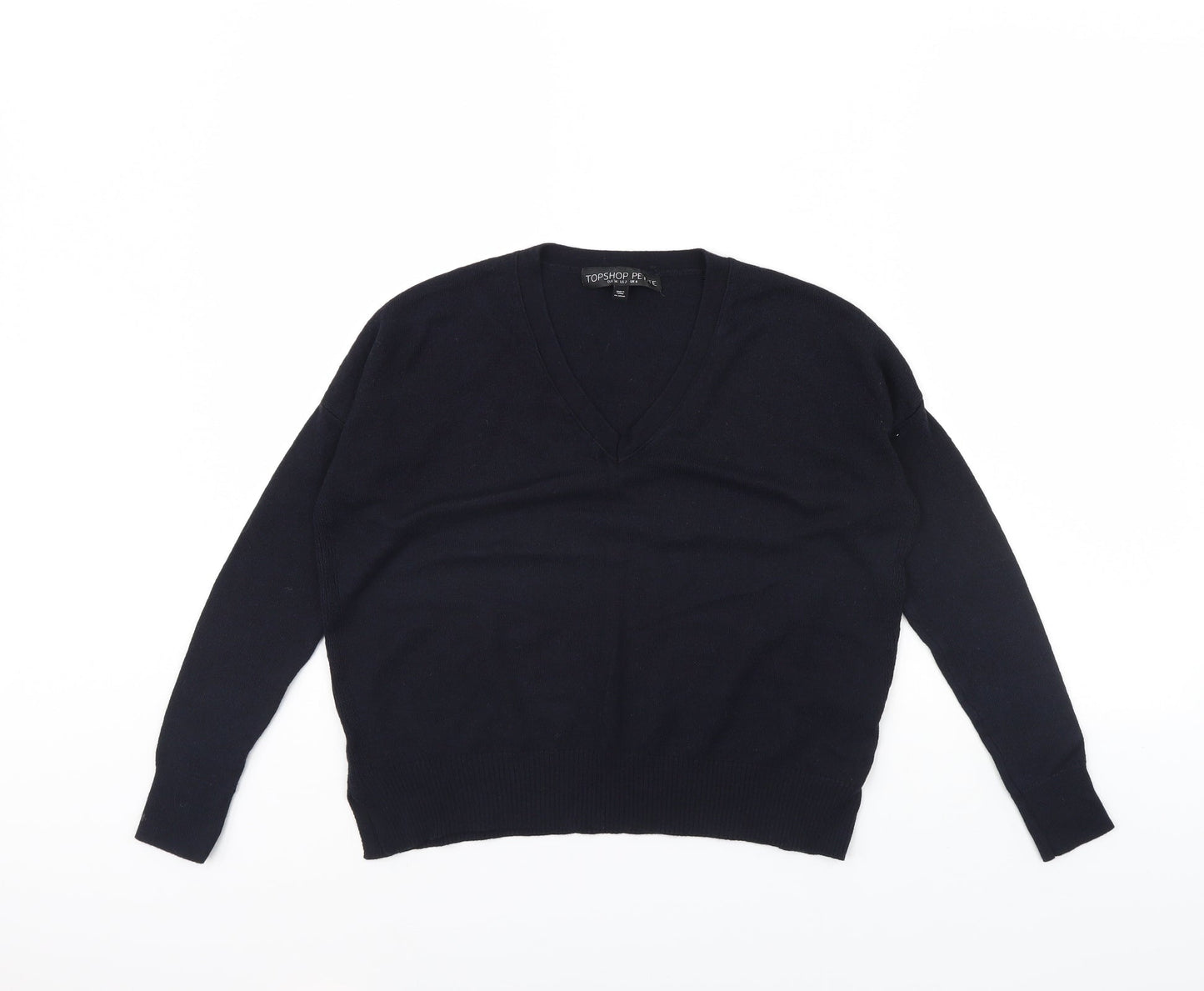 Womens UK Size 6 Topshop Blue Pullover Jumper