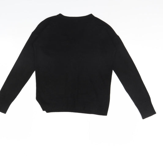Womens UK Size 6 NEXT Black Pullover Jumper