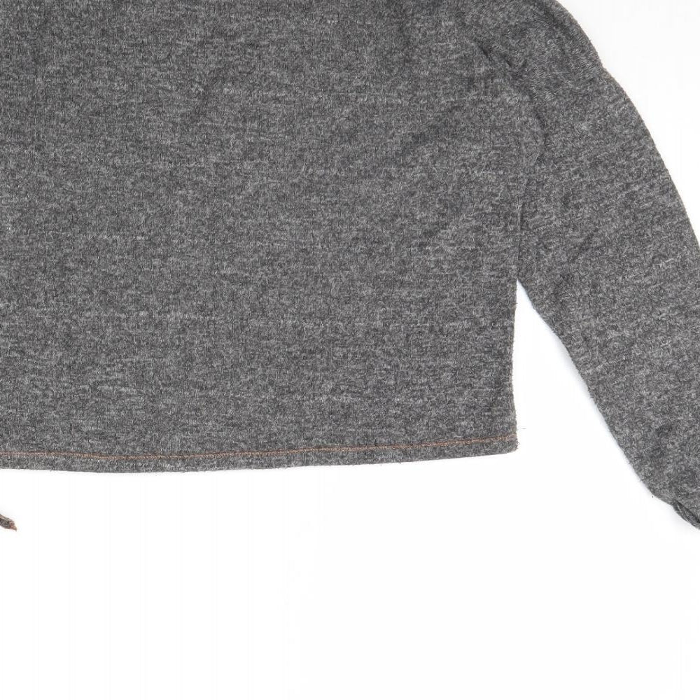 Marks & Spencer Girls Grey   Pullover Jumper Size 10 Years