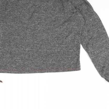 Marks & Spencer Girls Grey   Pullover Jumper Size 10 Years