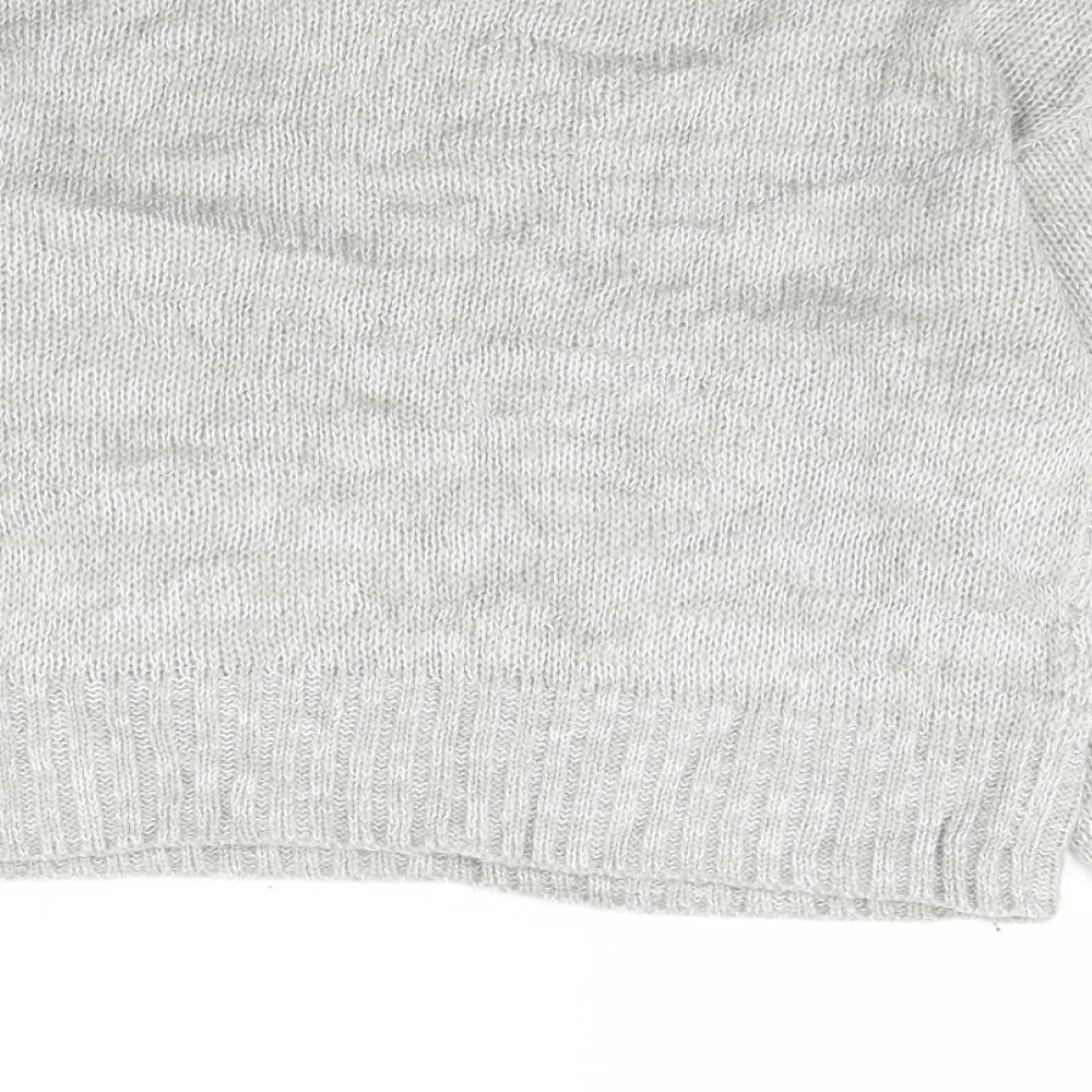 Womens UK Size S New Look Grey Pullover Jumper