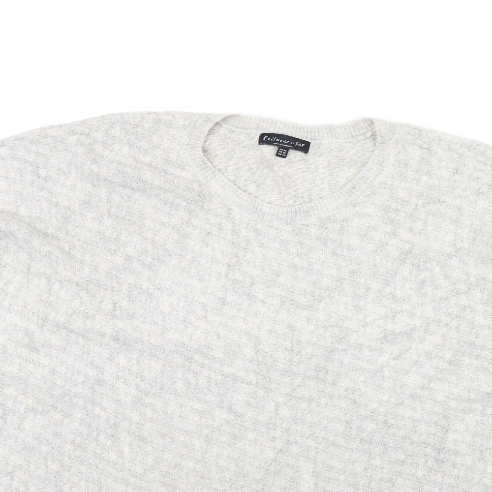 F&F Womens Grey   Pullover Jumper Size 14