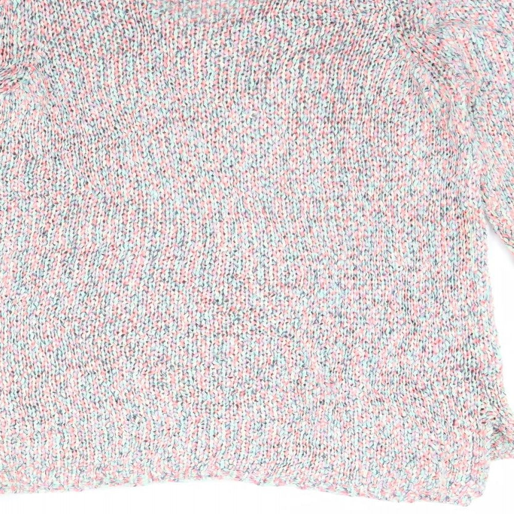 Womens UK Size 12 m&s Pink Pullover Jumper