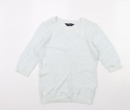 Womens UK Size 10 Dorothy Perkins Blue Pullover Jumper