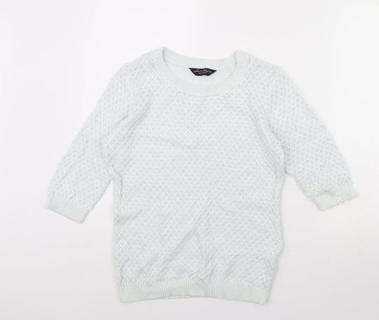 Womens UK Size 10 Dorothy Perkins Blue Pullover Jumper