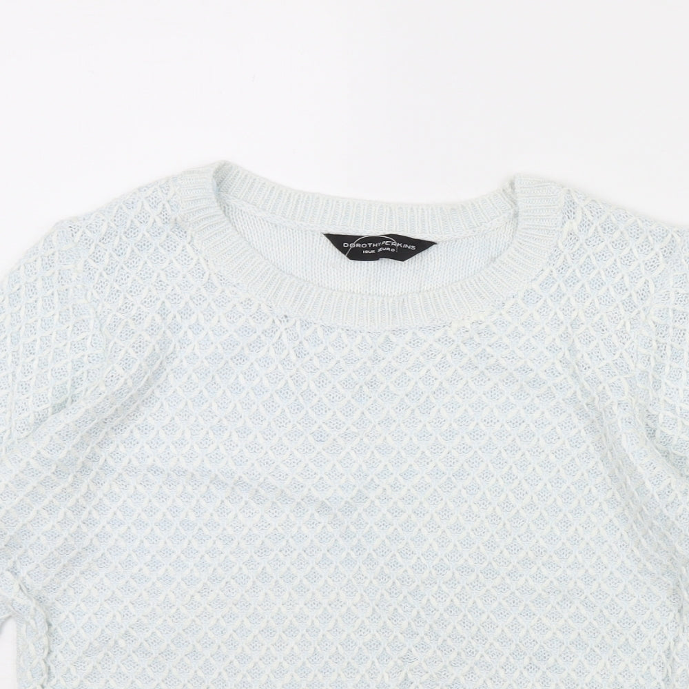 Womens UK Size 10 Dorothy Perkins Blue Pullover Jumper