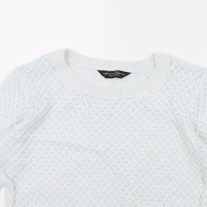 Womens UK Size 10 Dorothy Perkins Blue Pullover Jumper