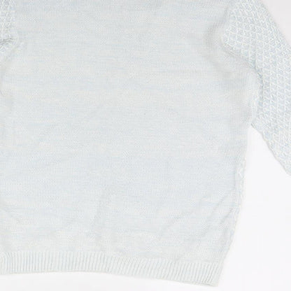 Womens UK Size 10 Dorothy Perkins Blue Pullover Jumper
