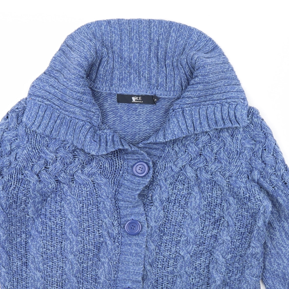 Womens UK Size S Isle Blue Jacket