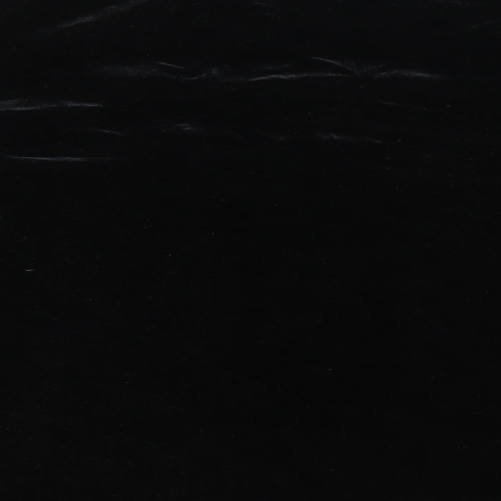 FOREVER 21 Womens Black  Velour Basic Blouse Size M