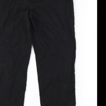 Papaya Womens Black   Trousers  Size 12 L25 in