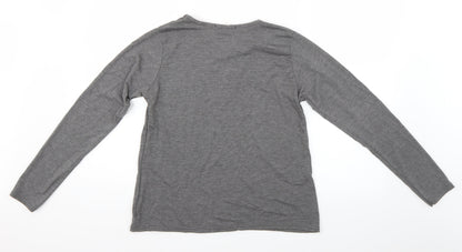 Zuppe Womens Grey   Basic T-Shirt Size 4