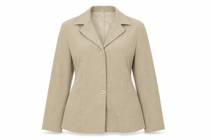 Womens UK Size 10 Essentials Beige Jacket