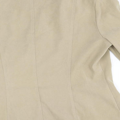 Womens UK Size 10 Essentials Beige Jacket