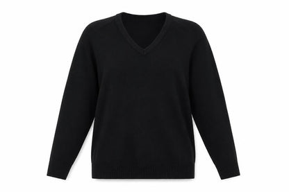 Black Pepper Womens Black  Knit Pullover Jumper Size M