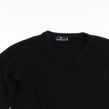 Black Pepper Womens Black  Knit Pullover Jumper Size M
