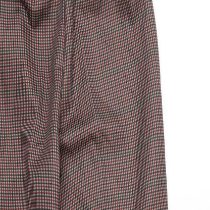 Paula-Wi Womens Brown Check  Trousers  Size 12 L26 in