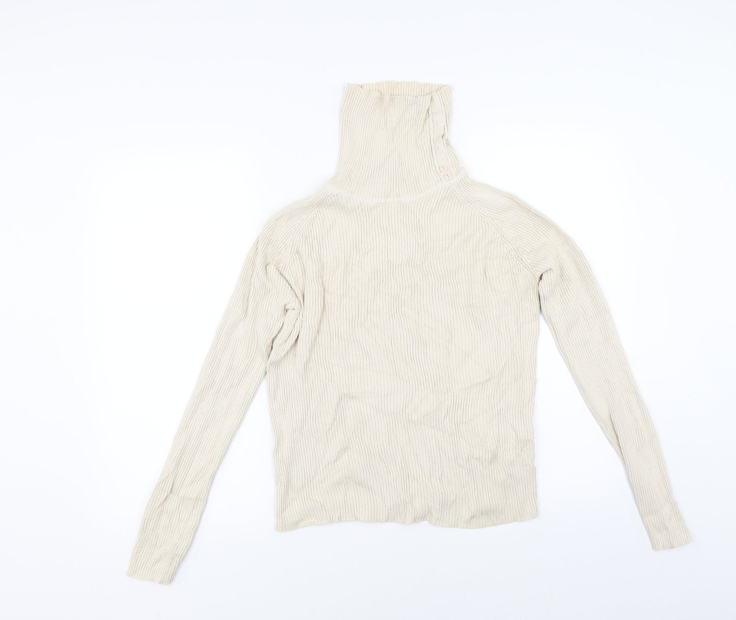 Tuchuzy Womens Beige   Pullover Jumper Size S