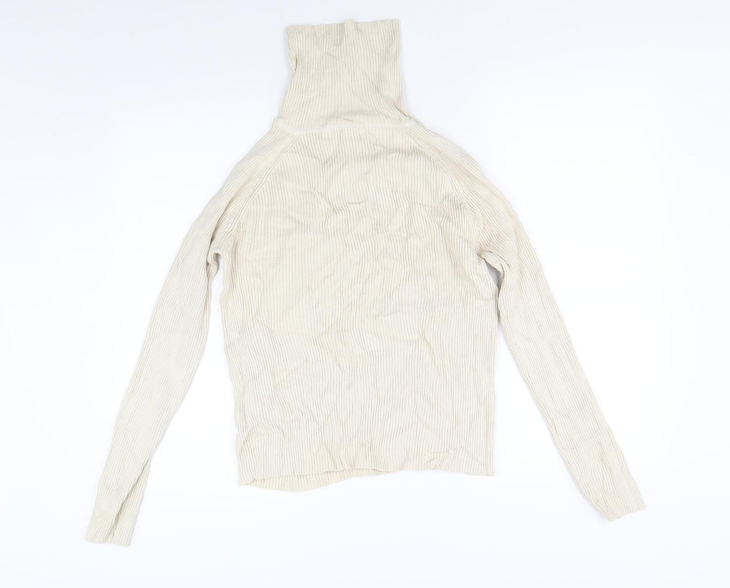 Tuchuzy Womens Beige   Pullover Jumper Size S