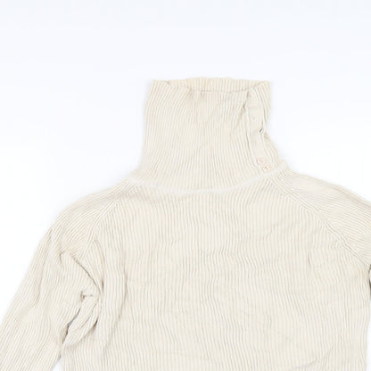 Tuchuzy Womens Beige   Pullover Jumper Size S