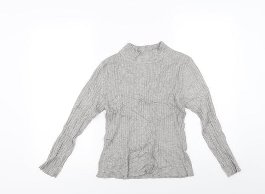Primark Womens Grey  Knit Pullover Jumper Size 10