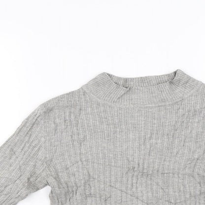 Primark Womens Grey  Knit Pullover Jumper Size 10
