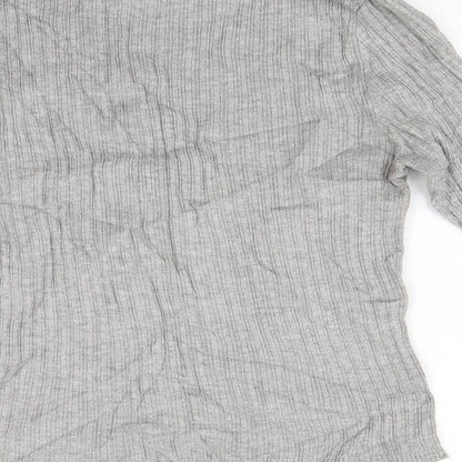 Primark Womens Grey  Knit Pullover Jumper Size 10