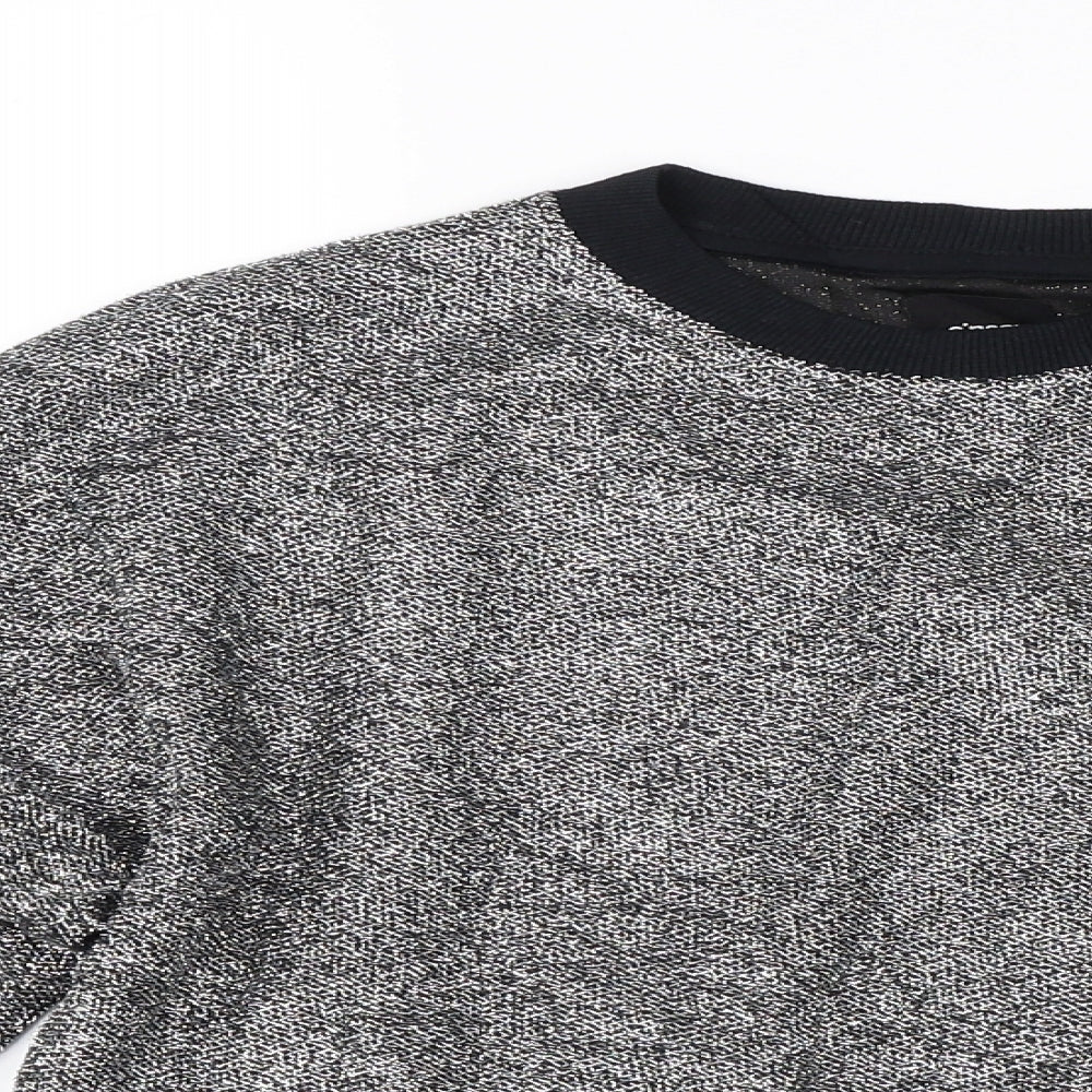 Womens UK Size S Sinsay Silver Pullover Jumper