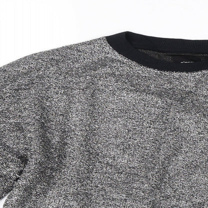Womens UK Size S Sinsay Silver Pullover Jumper