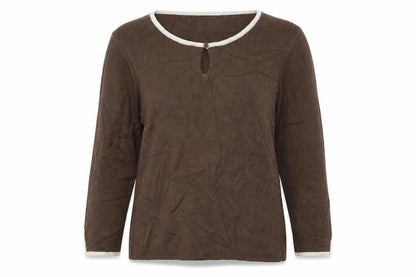 Marks & Spencer Womens Brown  Knit Pullover Jumper Size 16