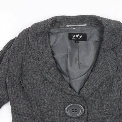 Womens UK Size 12 Marks and Spencer Grey Jacket
