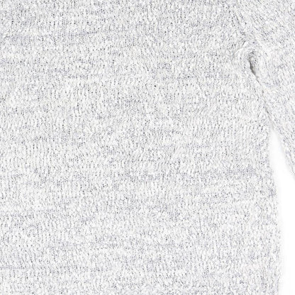 Womens UK Size S Preworn Silver Pullover Jumper